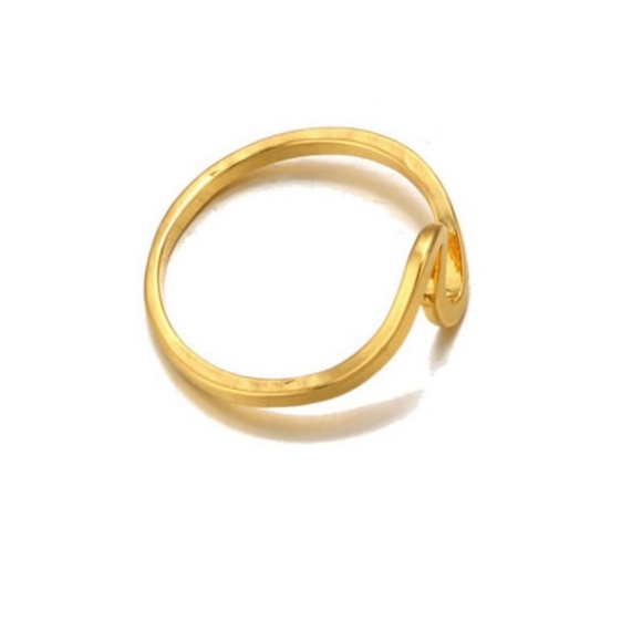Ring Wave Beach Ocean Dreams Mermaid Gold Color - Picture 5 of 7